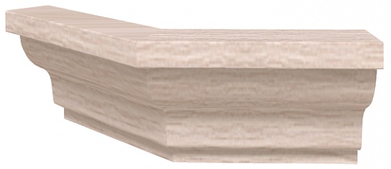 Фото Библиотека Montpellier Уголок-3 под 135 градусов (70x70xh56) от производителя Глазов в Мариуполе по цене 520 ₽