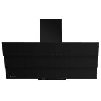 Вытяжка наклонная Cascada trio 90 (896х420хh713(878)) (Материал Металл/Стекло , Цвет Черный/Черный) в Мариуполе от производителя 