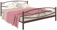 Фото metallicheskie-krovati кровать двуспальная каролина plus (см 180х200) трубка металл производитель Милсон