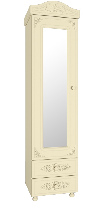 Фото Шкаф-пенал Ассоль плюс АС-1 с зеркалом от производителя Компасс в Мариуполе по цене 28&nbsp;310 ₽