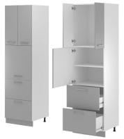 Кухня Монс пенал ПСВ-62 (белый, графит,(Леко)) в Мариуполе от производителя 