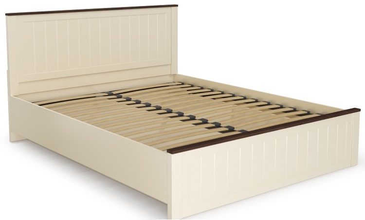 Фото Кровать двуспальная Прованс 37.25-01 (СМ 140х200) с подъемным механизмом от производителя Олмеко в Мариуполе по цене 25 880 ₽