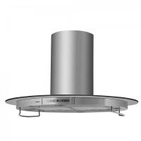 Вытяжка островная Tees 90 (900х900хh650(985)) (Материал Металл/Стекло , Цвет Металлик/Прозрачный) в Мариуполе от производителя 