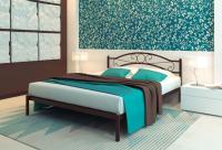 Фото metallicheskie-krovati кровать двуспальная надежда (см 160х200) ламели производитель Милсон