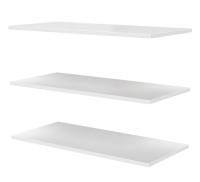 Комплект полок Грация (ЛДСП) на шкаф с витриной 2 дв. (белый  (Браво-мебель) ) в Мариуполе от производителя 