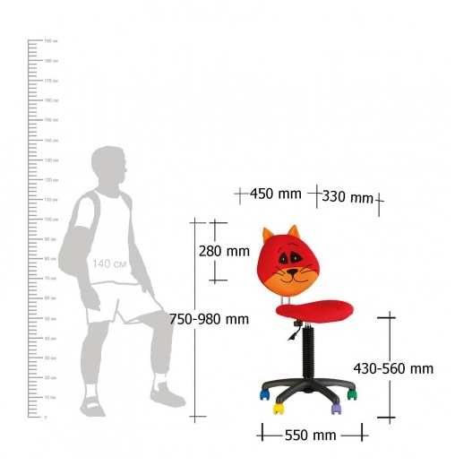 Фото Кресло компьютерное Кэт (Cat) GTS от производителя Новый стиль в Мариуполе по цене 6 390 ₽