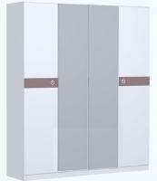 Шкаф для одежды Саманта СМ11А (дуб седан, дуб седан-кремовый,(Заречье)) в Мариуполе от производителя 