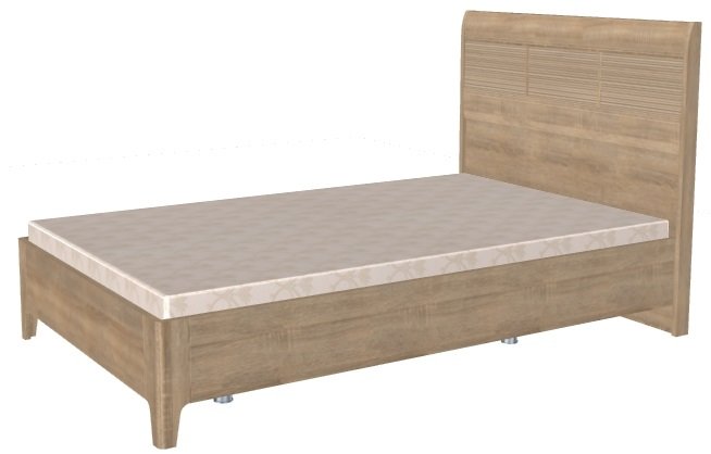 Фото Кровать односпальная Мелисса КР-2861 (СМ 120х200) с ламельным основанием от производителя Лером в Мариуполе по цене 31 160 ₽