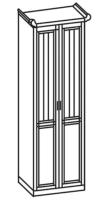 Фото  шкаф 600 виктория (60) двухдверный производитель Ставрополь Мебель