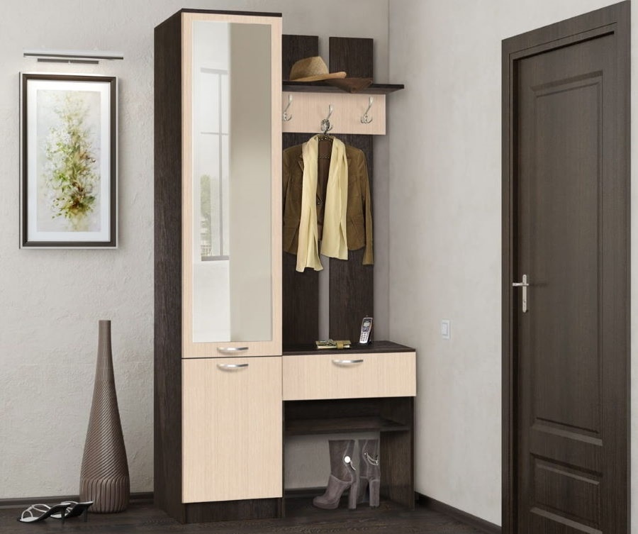 Фото Прихожая Иннэс-3 (левая) от производителя Диал в Мариуполе по цене 7&nbsp;650 ₽