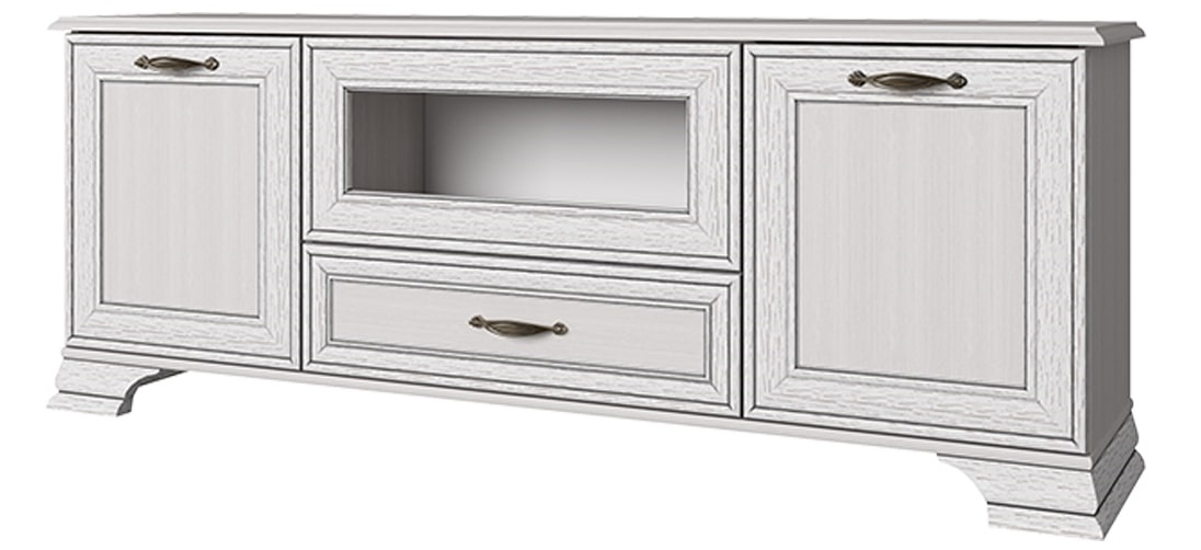 Фото Тумба RTV 1V2D1S Тиффани (Tiffany) от производителя Анрэкс в Мариуполе по цене 22 980 ₽
