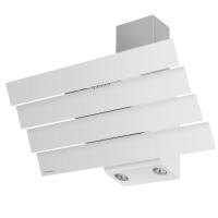 Вытяжка наклонная Cascada quart 90 (896х420хh713(878)) (Материал Металл/Стекло , Цвет Металлик/Черный) в Мариуполе от производителя 