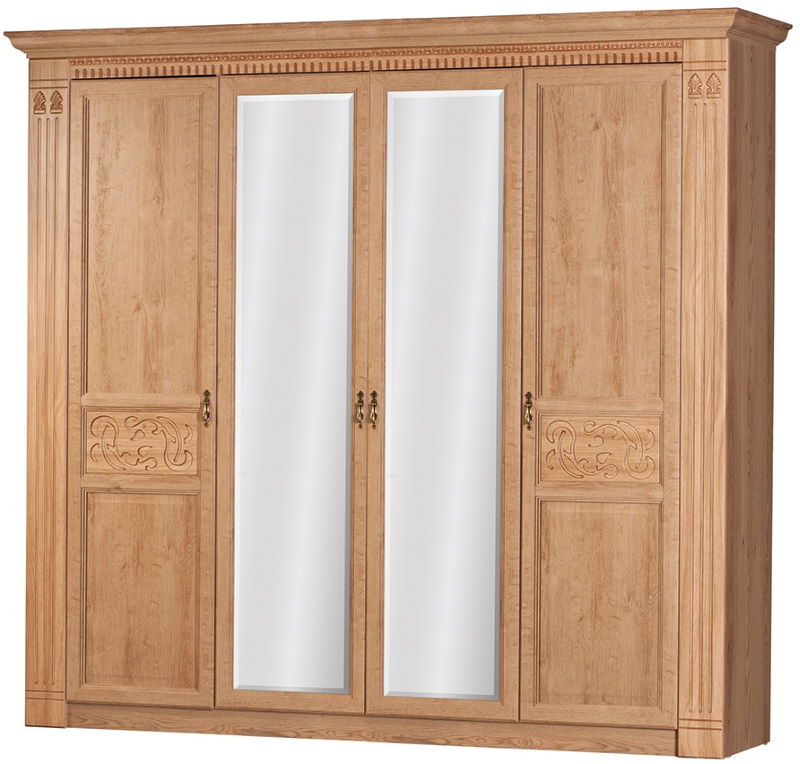 Фото Шкаф Лючия 203 (246) четырехдверный от производителя Яна в Мариуполе по цене 82&nbsp;310 ₽