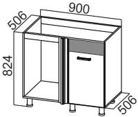 Фото  кухня арабика стол-рабочий м1000у производитель SV-мебель