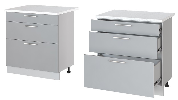 Фото Кухня Бронкс стол-рабочий Н-83 от производителя Леко в Мариуполе по цене 9&nbsp;630 ₽