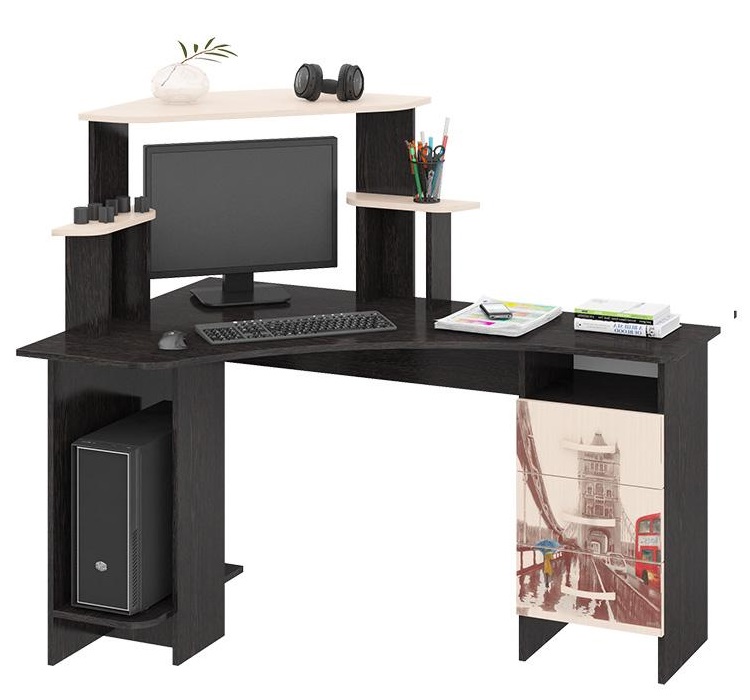 Фото Стол компьютерный Бумеранг-3Н(М) (Л) от производителя ТриЯ в Мариуполе по цене 15 410 ₽