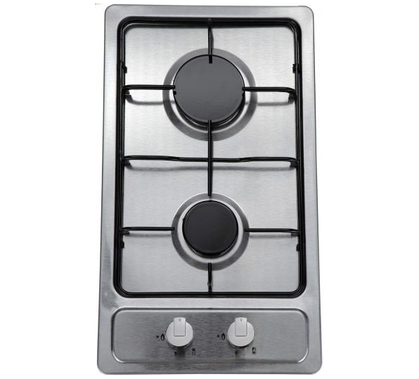 Фото Варочная поверхность газовая 2-х конф. VENTOLUX HG320 EES INOX 2 (600х520хh43) от производителя  в Мариуполе по цене 9 050 ₽