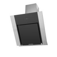 Вытяжка наклонная Modern 80 (796х480хh845(1125)) (Материал Металл/Стекло , Цвет Металлик/Черный) в Мариуполе от производителя 