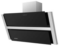 Вытяжка наклонная Ravensbourne 90 (896х243хh775(1055)) (Материал Металл/Стекло , Цвет Металлик/Черный) в Мариуполе от производителя 