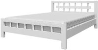 Фото derevyannye-krovati кровать двуспальная натали-5 (см 160х200) без основания с универсальными царгами производитель Браво-мебель