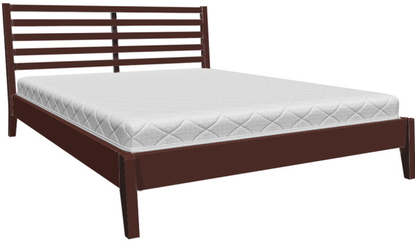 Фото Кровать двуспальная Камила (СМ 140х200) без основания с универсальными царгами от производителя Браво-мебель в Мариуполе по цене 17 450 ₽