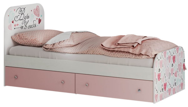 Фото Кровать детская Малибу КР-10 Light (СМ 80х186) с ящиками от производителя БТС  в Мариуполе по цене 12 740 ₽