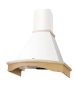 Вытяжка купольная Gretta (M) 60 (600х535хh895(1125)) (Материал Металл/Дерево , Цвет Бежевый/Неокрашено) в Мариуполе от производителя 