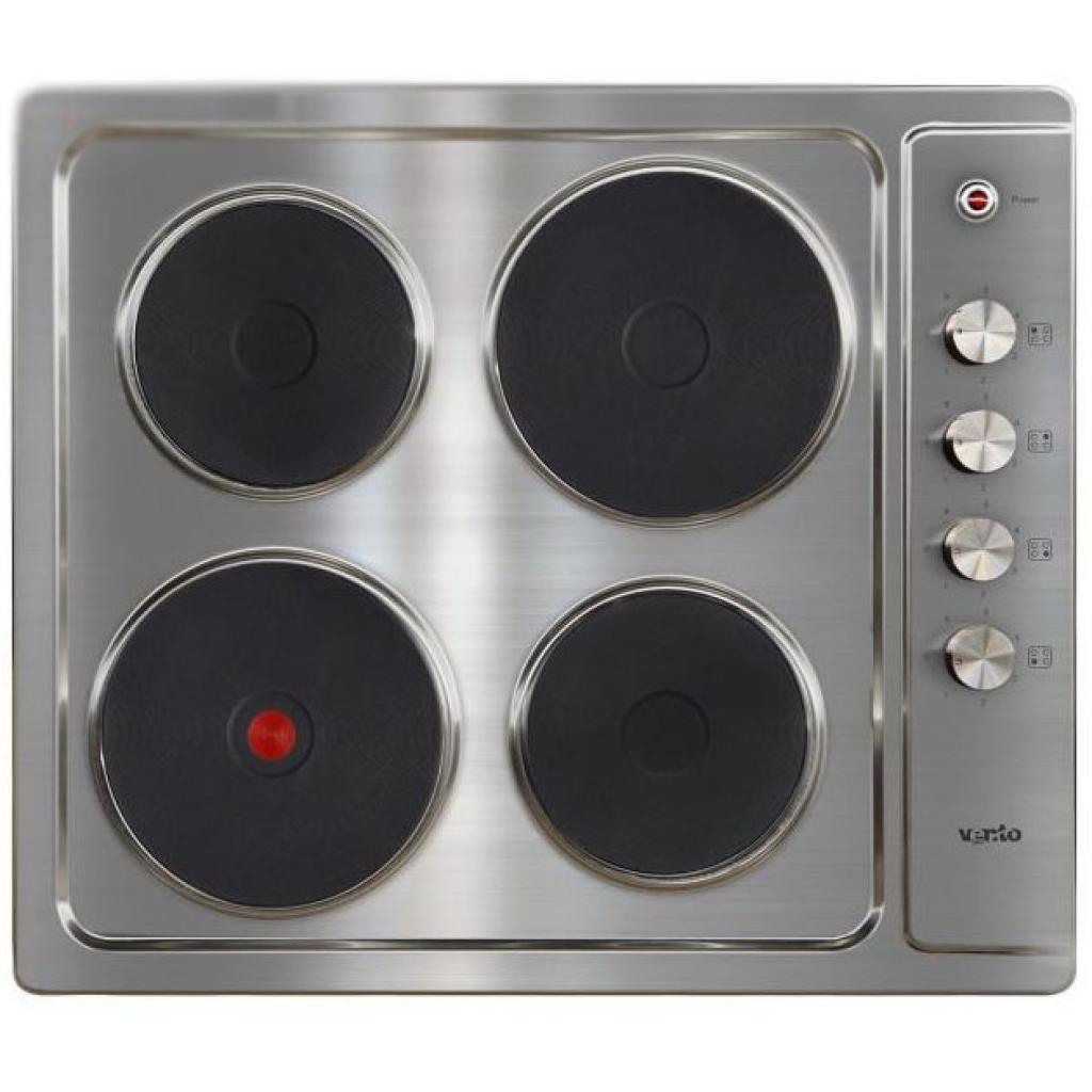 Фото Варочная поверхность электрическая 4-х конф. VENTOLUX HE604 (INOX) 1 (590х510хh30) от производителя  в Мариуполе по цене 7 870 ₽