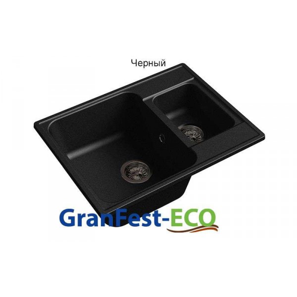 Фото Мойка Granfest eco-09 (ГР 620х480хh200) (шир.ящ.min 600) без сифона от производителя Granfest в Мариуполе по цене 3 730 ₽