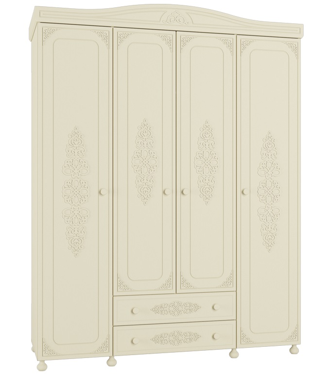 Фото Шкаф Ассоль плюс АС-28 (173) четырехдверный от производителя Компасс в Мариуполе по цене 71&nbsp;310 ₽