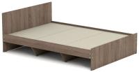 Кровать двуспальная К-14 (СМ 160х200) комплектуется настилом ( 160х200 , ЛДСП , венге , без подъемного мех. , без ящиков , без матраса (Ромис) ) в Мариуполе от производителя 