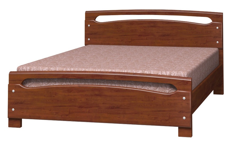 Фото Кровать двуспальная Камелия-2 (СМ 140х200) без основания с универсальными царгами от производителя Браво-мебель в Мариуполе по цене 21&nbsp;830 ₽