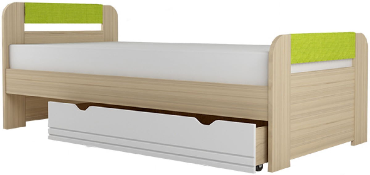 Фото Кровать односпальная Стиль 900.3 (СМ 90х200) с основанием  от производителя Аквилон в Мариуполе по цене 19&nbsp;840 ₽