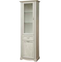 Шкаф-витрина 32.06 Сохо (бетон пайн белый-бетон пайн патина (Олмеко) ) в Мариуполе от производителя 