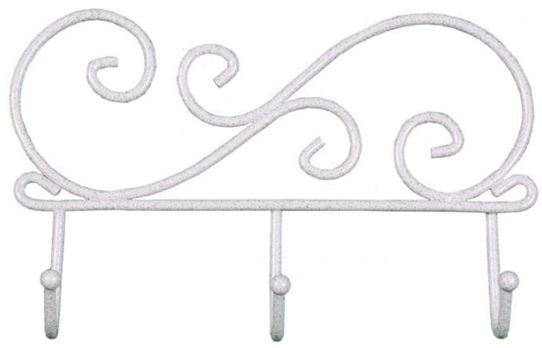 Фото Вешалка настенная Кружева 3 от производителя Завод металлических изделий в Мариуполе по цене 230 ₽