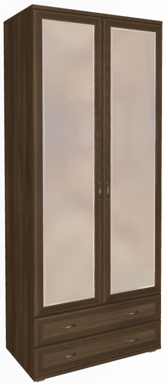 Фото Шкаф Карина ШК-1007 (90) двухдверный от производителя Лером в Мариуполе по цене 36 540 ₽