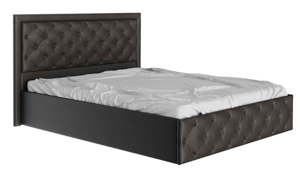 Фото Кровать двуспальная Мишель (СМ 160х200) с подъемным механизмом (пуговицы) от производителя Бон-мебель в Мариуполе по цене 33 480 ₽