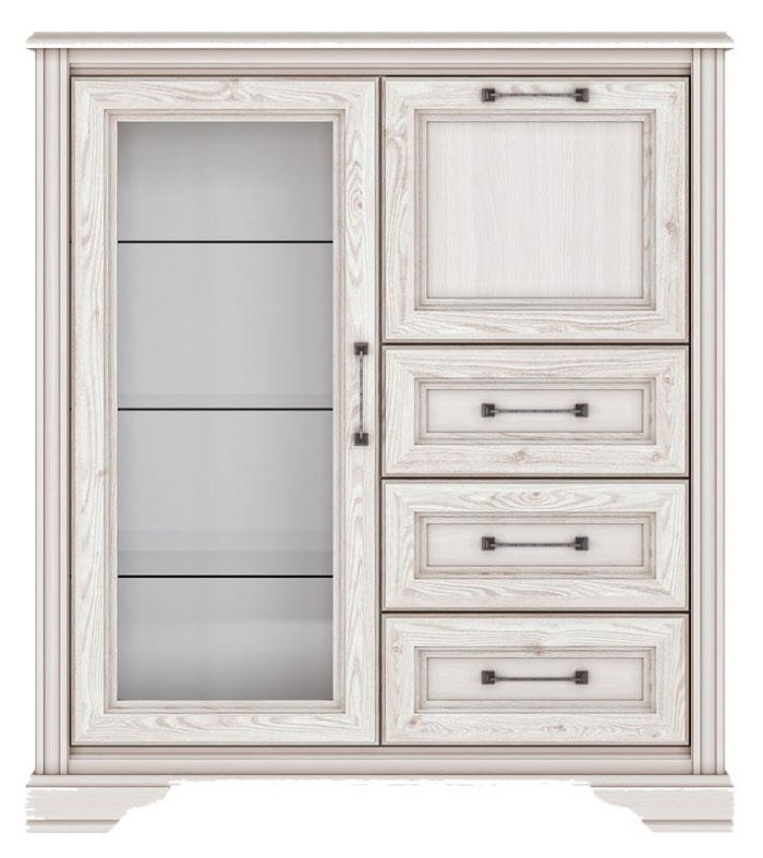 Фото Тумба Stylius B169-KOM1W1B3S (с подсветкой) от производителя Black Red White (БРВ) в Мариуполе по цене 37 910 ₽