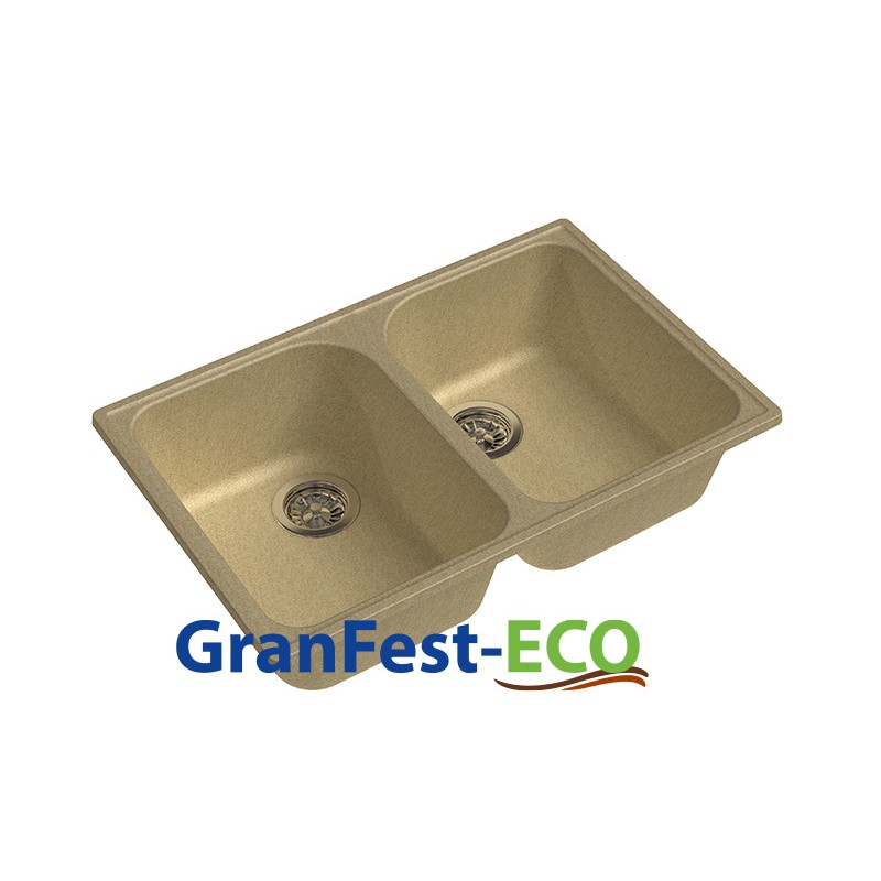 Фото Мойка Granfest eco-15 (ГР 740х480хh200) (шир.ящ.min 720) без сифона от производителя Granfest в Мариуполе по цене 4 750 ₽