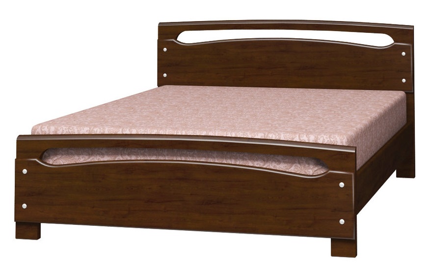 Фото Кровать двуспальная Камелия-2 (СМ 160х200) без основания с универсальными царгами от производителя Браво-мебель в Мариуполе по цене 22&nbsp;910 ₽