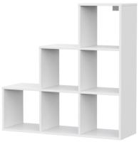 Стеллаж Токио (лесенка) (белый текстурный (No name) ) в Мариуполе от производителя 