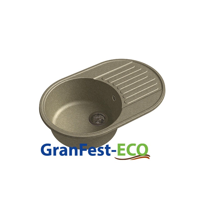 Фото Мойка Granfest eco-18 (ГР 740х480хh200) (шир.ящ.min 720) без сифона от производителя Granfest в Мариуполе по цене 4 050 ₽
