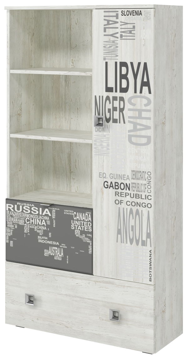 Фото Шкаф книжный Поло от производителя Регина в Мариуполе по цене 9&nbsp;430 ₽