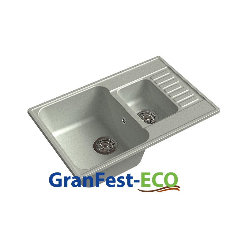 Фото Мойка Granfest eco-21К (ГР 740х480хh200) (шир.ящ.min 720) без сифона от производителя Granfest в Мариуполе по цене 4 100 ₽
