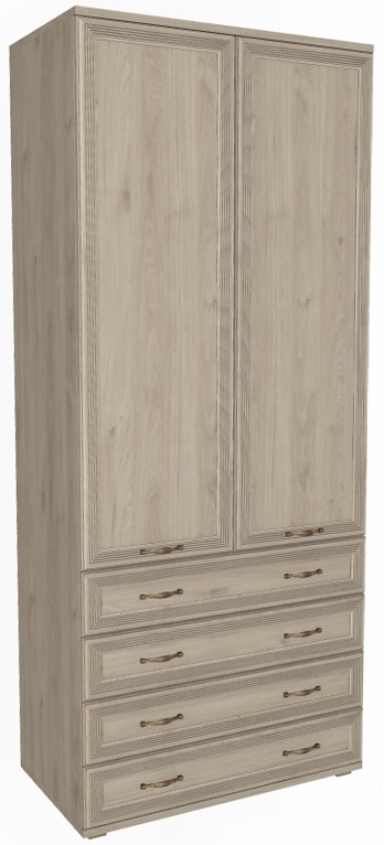 Фото Шкаф Карина ШК-1006 (90) двухдверный от производителя Лером в Мариуполе по цене 41 620 ₽