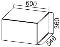 Кухня Модерн NEW шкаф навесной ШГ600г (36) (серый, графит,(SV-мебель)) в Мариуполе от производителя 