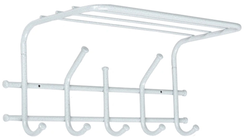 Фото Вешалка с полкой Эра 5 от производителя Завод металлических изделий в Мариуполе по цене 570 ₽