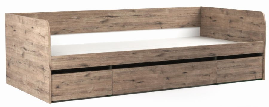 Фото Кровать односпальная Денвер (СМ 90х200) с ящиками с основанием от производителя СБК в Мариуполе по цене 25&nbsp;200 ₽