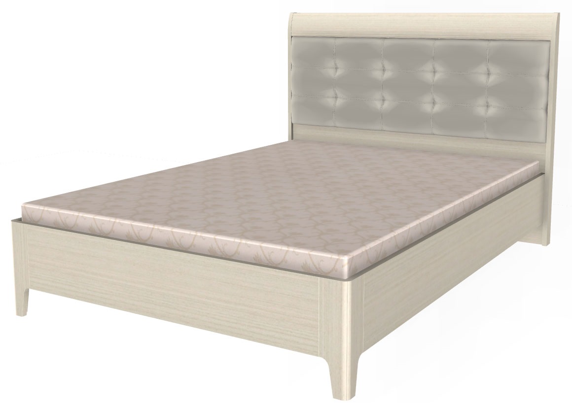 Фото Кровать двуспальная Камелия КР-2072 (СМ 140х200) с ламельным основанием от производителя Лером в Мариуполе по цене 33&nbsp;770 ₽