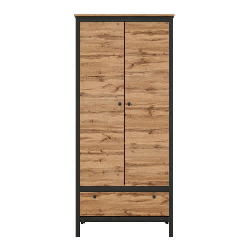 Фото Шкаф Loft SZF2D1S (62) двухдверный от производителя Black Red White (БРВ) в Мариуполе по цене 26 620 ₽